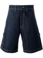 Stella Mccartney Raw Denim Shorts, Men's, Size: 33, Blue, Cotton