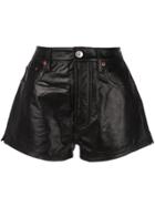 Re/done Wide Hem Shorts - Black