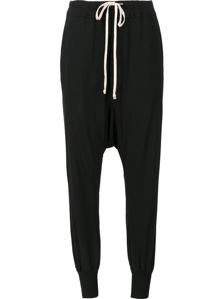 Rick Owens Drkshdw 'prisoner' Drop Crotch Trousers
