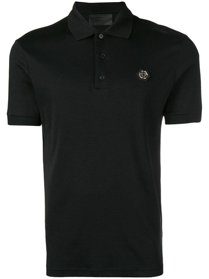 Philipp Plein Classic Polo Shirts - Black