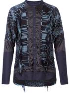 Yoshio Kubo 'cracking' Shirt, Men's, Size: 2, Blue, Cotton/acrylic/polyester/wool