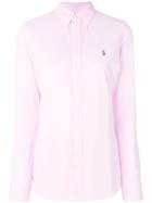 Polo Ralph Lauren Knit Oxford Shirt - Pink & Purple