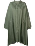 Homme Plissé Issey Miyake Pleated Parka Coat - Green