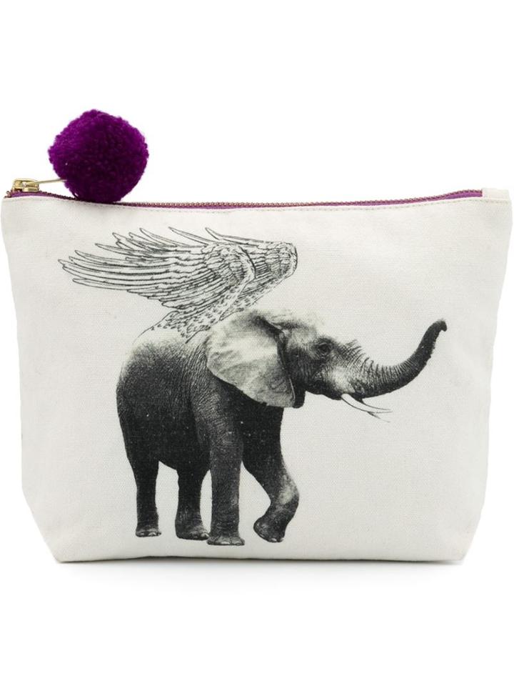 Figue Elephant Print Make-up Bag