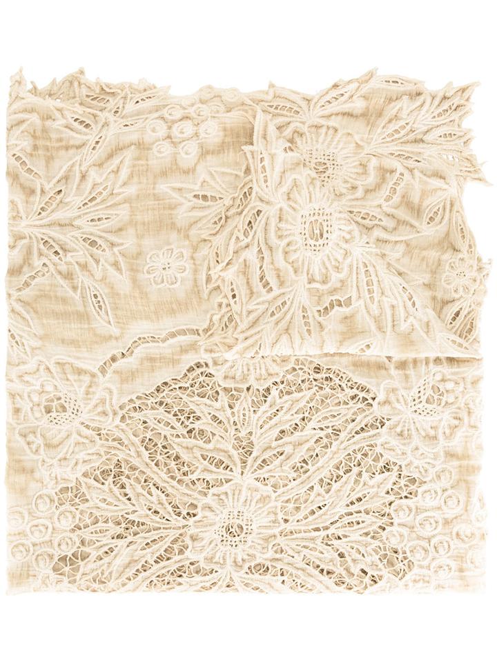 Faliero Sarti Bora Bora Scarf, Women's, Nude/neutrals, Silk/cotton