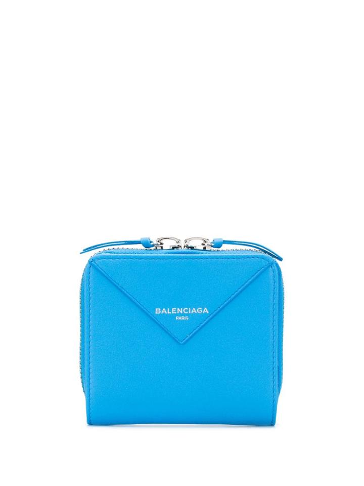 Balenciaga Logo Purse - Blue