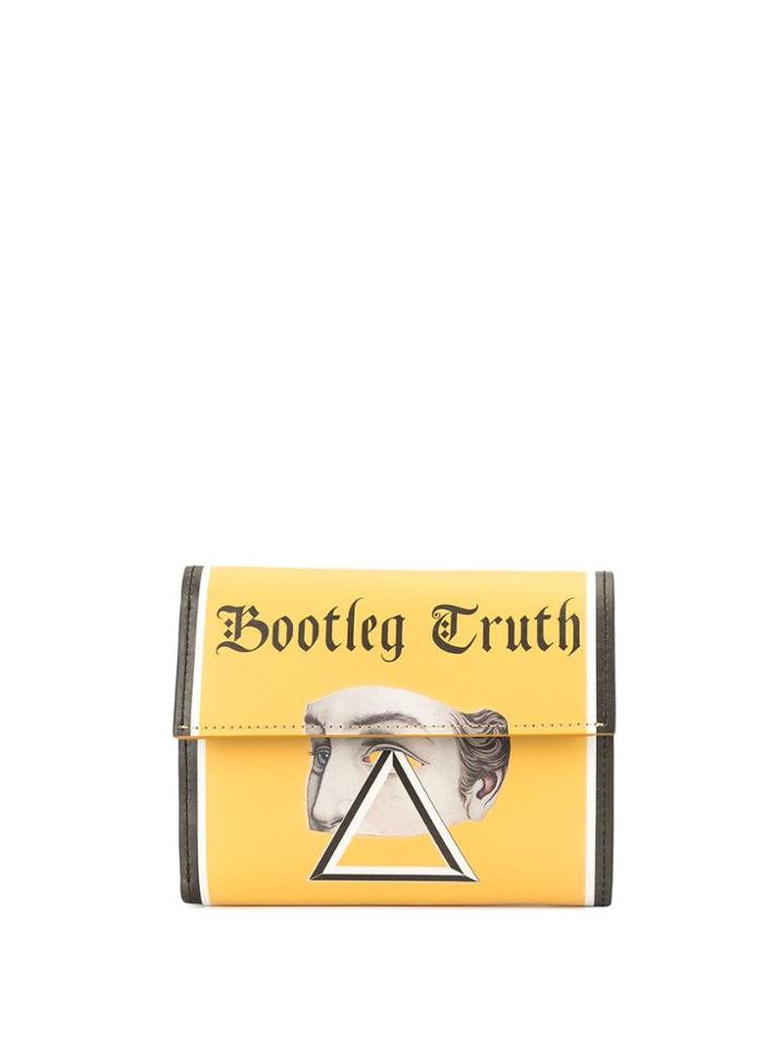 Undercover 'bootleg Truth' Trifold Wallet - Yellow