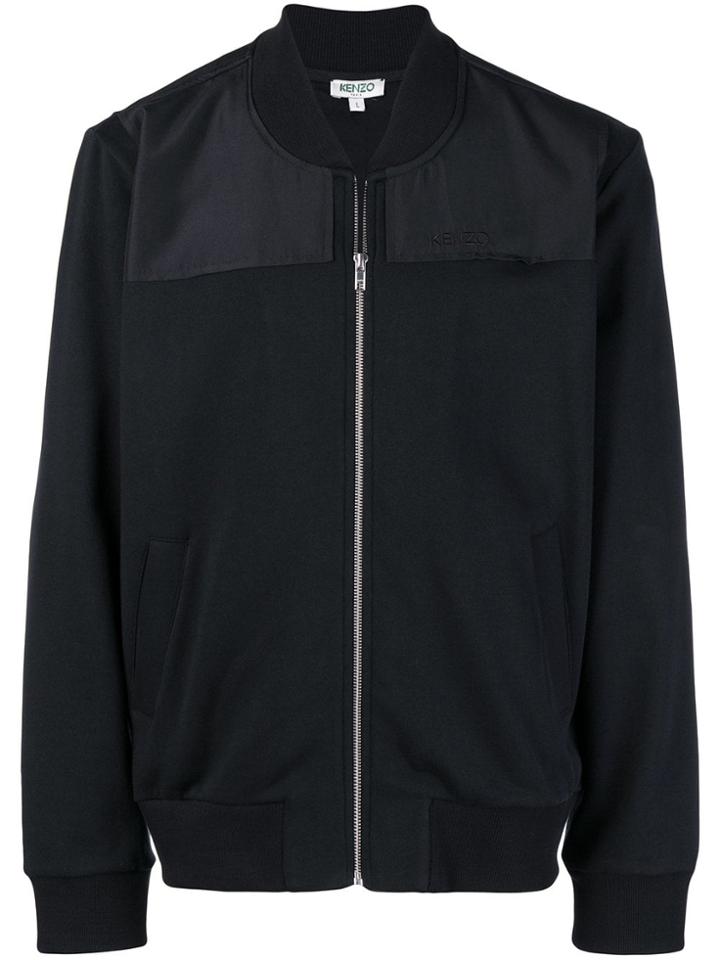 Kenzo Loose Fitted Bomber Jacket - Black