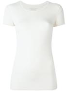 Majestic Filatures Round Neck T-shirt, Women's, Size: 2, White, Spandex/elastane/viscose