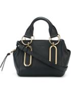 See By Chloé Small Paige Tote, Women's, Blue, Leather/cotton