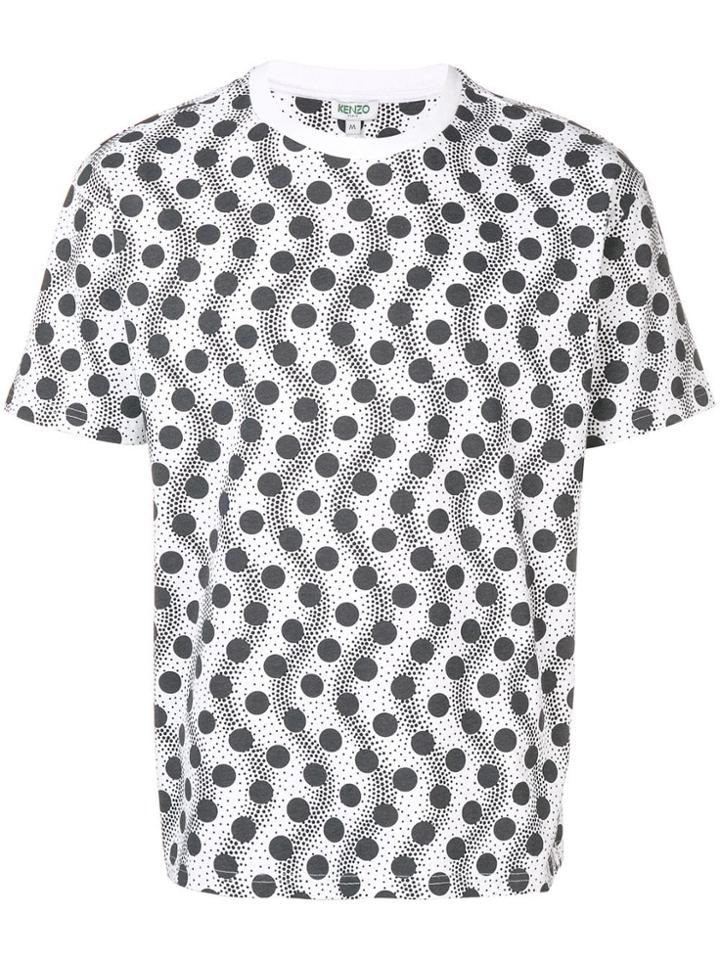 Kenzo Polka Dot Wave T-shirt - White