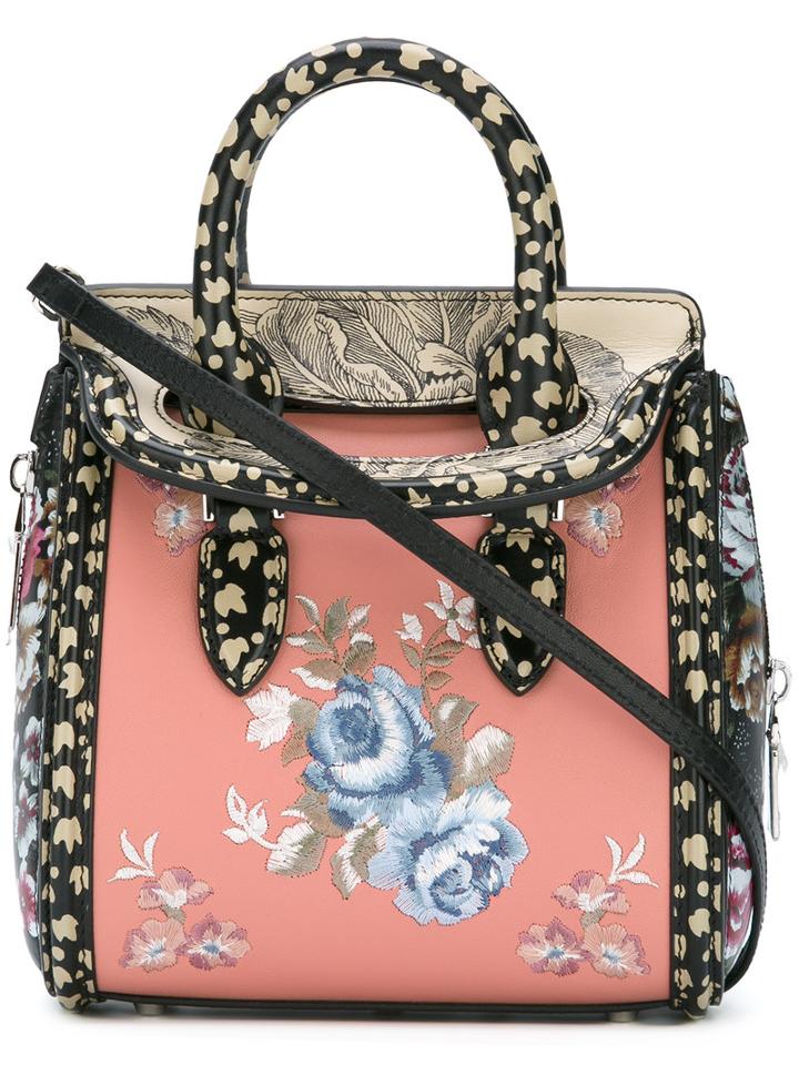 Alexander Mcqueen Small Heroine Bag, Women's, Leather/cotton