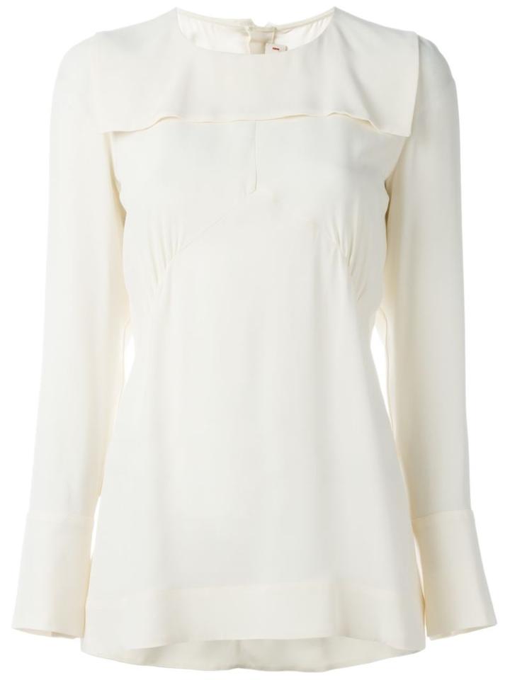 Marni Gathered Bib Blouse