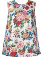 Emilia Wickstead Presley Floral Top, Women's, Size: 14, White, Silk/polyester