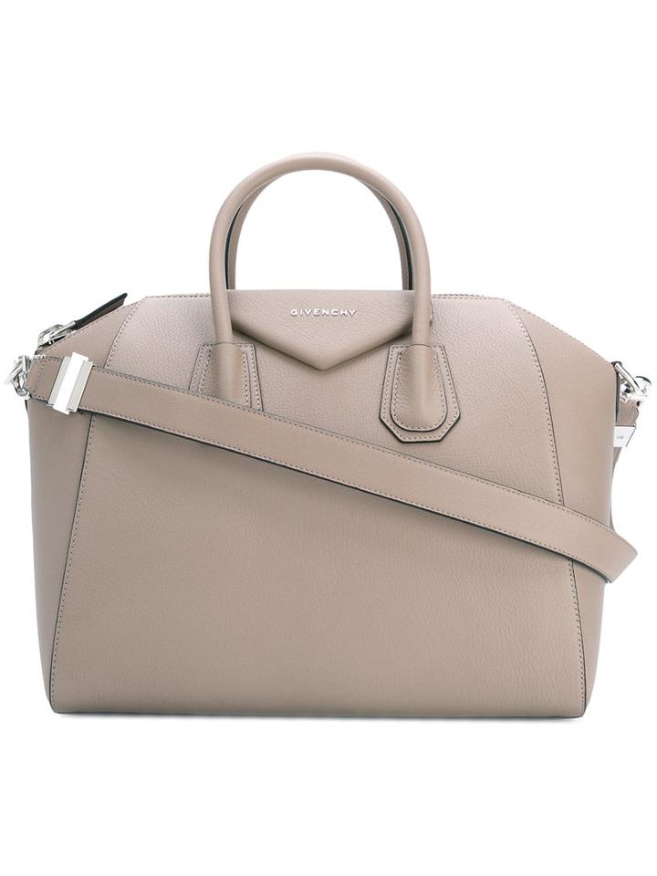 Givenchy Antigona Large, Women's, Nude/neutrals, Goat Skin
