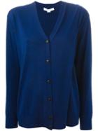 Alexander Wang Asymmetric Draped Cardigan, Women's, Size: Small, Blue, Nylon/spandex/elastane/merino