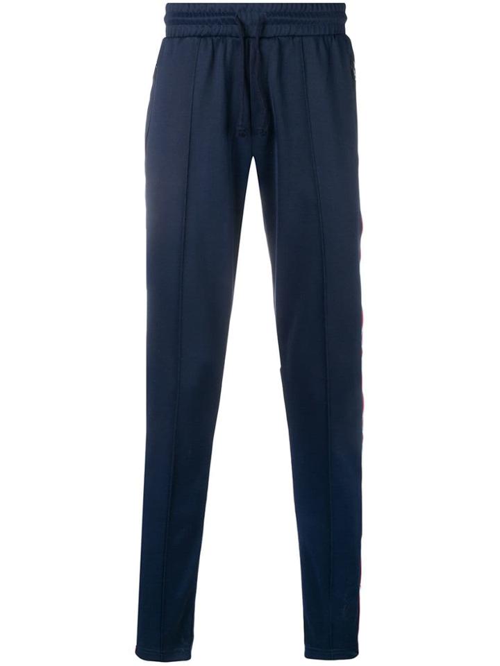 Tommy Jeans Logo Tape Track Pants - Blue