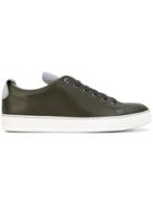 Lanvin Two Tone Low Top Sneakers - Green