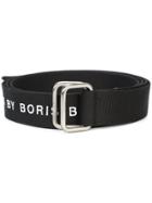 11 By Boris Bidjan Saberi Logo Embroidered Belt - Black
