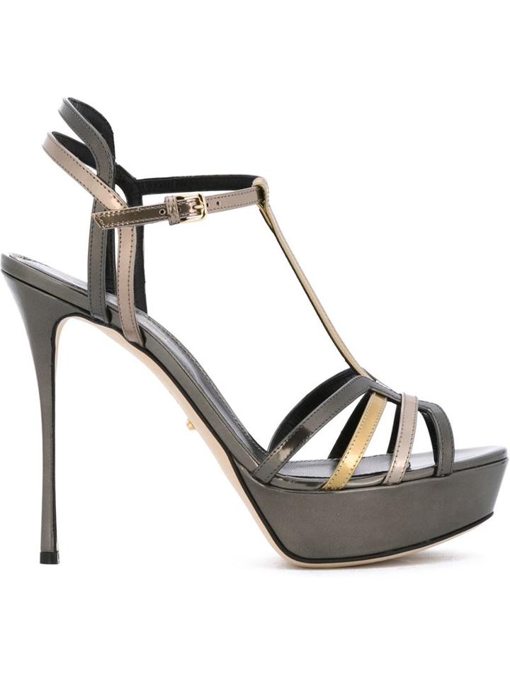 Sergio Rossi High Heel Strappy Sandals
