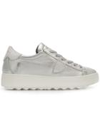 Philippe Model Chunky Low Top Trainers - Silver