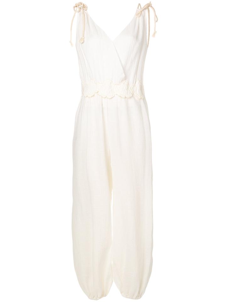 See By Chloé Sleeveless Wrap Jumpsuit - White