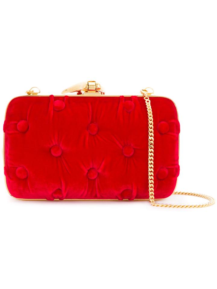 Benedetta Bruzziches Small Carmen Clutch Bag - Red