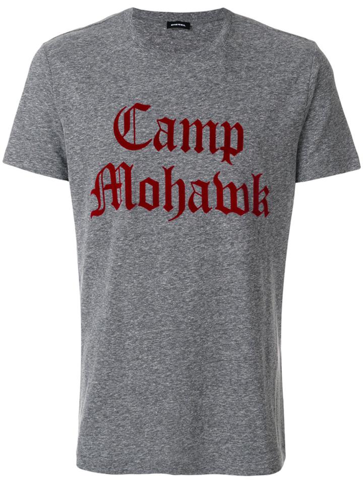 Diesel Camp Mohawk T-shirt - Grey