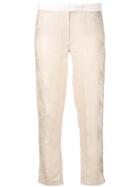 Ann Demeulemeester Metallic Trousers - Nude & Neutrals