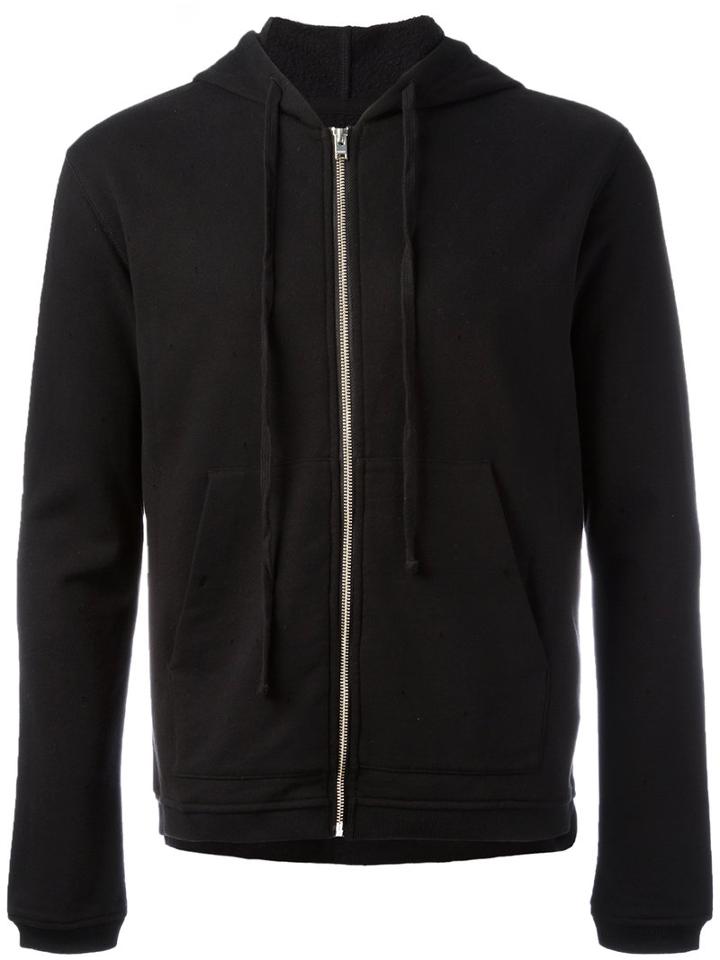 Stampd Voir Dire Zipped Hoodie, Men's, Size: Xs, Black, Cotton/polyester