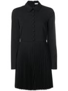 Red Valentino Front Button Dress - Black