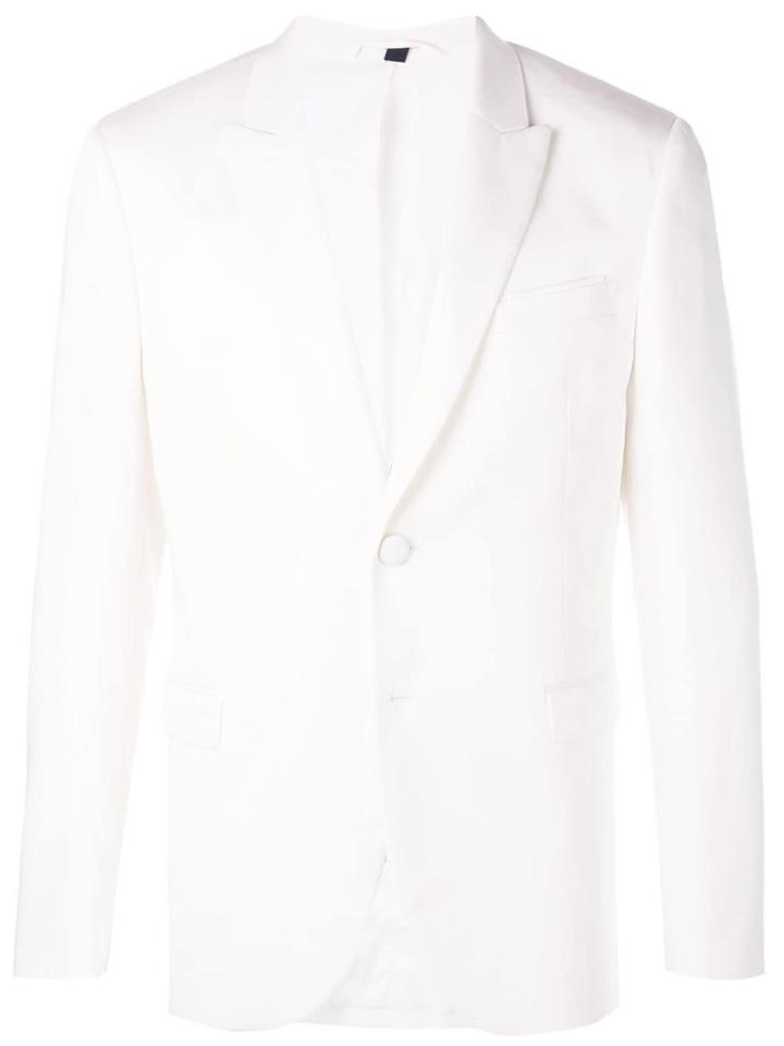 Neil Barrett Tailored Tuxedo Jacket - White