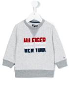 Tommy Hilfiger Junior - Logo Sweatshirt - Kids - Cotton/polyester - 12 Mth, Toddler Boy's, Grey