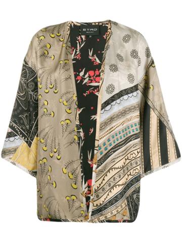 Etro Giacca Norfolk Jacket - Neutrals