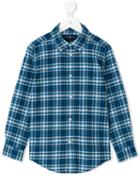 Ralph Lauren Kids - Plaid Shirt - Kids - Cotton - 5 Yrs, Blue