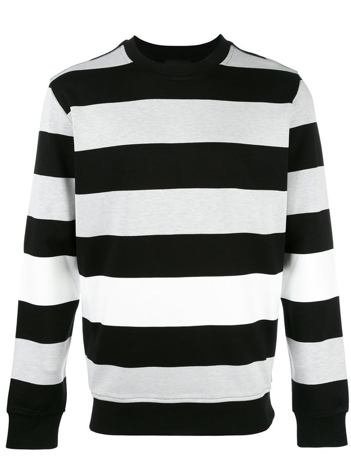 Diesel Black Gold Striped Jumper, Men's, Size: Medium, Viscose/nylon/spandex/elastane