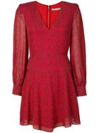 Alice+olivia Polly Leopard Flared Dress
