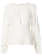 Le Lis Blanc Blusa Lara Silk - White