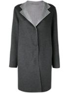 Manzoni 24 - Midi Buttoned Coat - Women - Cashmere/wool - 42, Grey, Cashmere/wool
