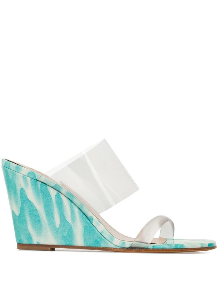 Maryam Nassir Zadeh Olympia Wedge Sandals - Blue