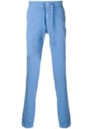 Loro Piana Drawstring Mid-rise Trousers - Blue