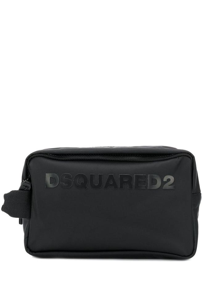 Dsquared2 Logo Patch Wash Bag - Black