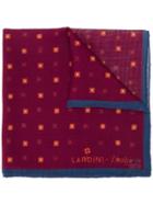Lardini Drake's Floral Print Bow Tie - Red