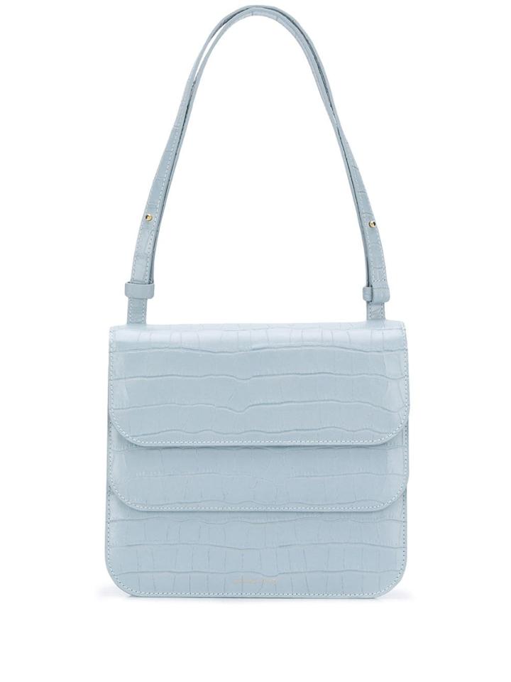 Rejina Pyo Ana Embossed Tote Bag - Blue