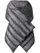 Herno Puffer Wrap Jacket - Grey