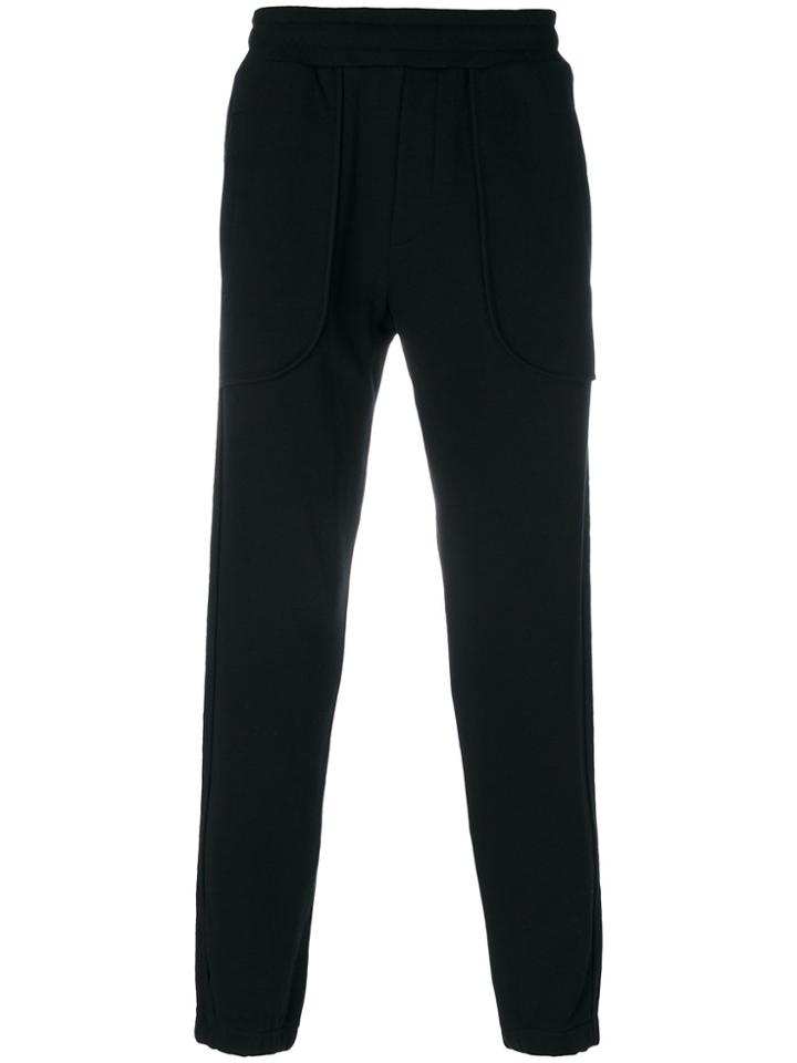 Mcq Alexander Mcqueen Cropped Sweatpants - Black