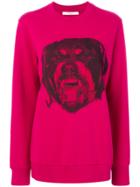 Givenchy Rottweiler Print Sweatshirt - Pink & Purple