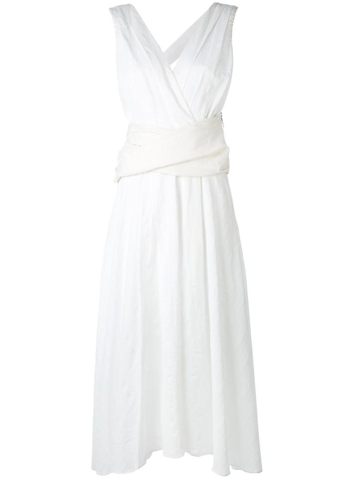 Zeus+dione - Rosa Dress - Women - Silk/cotton/cupro - 36, White, Silk/cotton/cupro