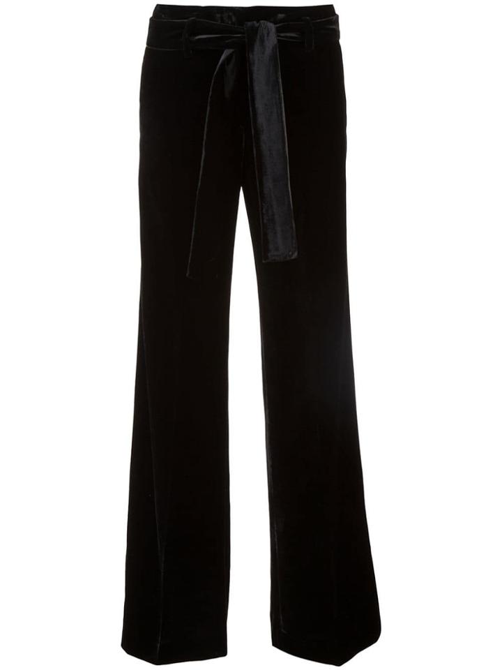 Derek Lam Belted Wrap Trouser - Black