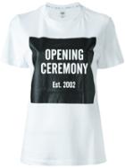 Opening Ceremony Logo Print T-shirt, Women's, Size: Small, White, Cotton